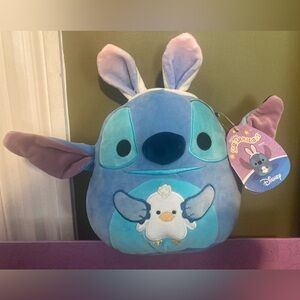 Squishmallows Spring Easter Stitch Disney 8” Stuffed Animal Plush NWT